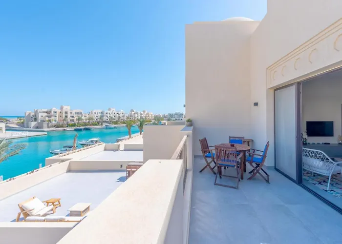 Boutique 2br In Fanadir Marina - El Gouna. Lagoons & Red Sea Apartment
